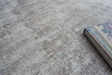 Exquisite Rugs Stone Wash Gazni Hand-loomed Wool/Bamboo Silk 4970 Silver/Taupe 8' x 10' Area Rug