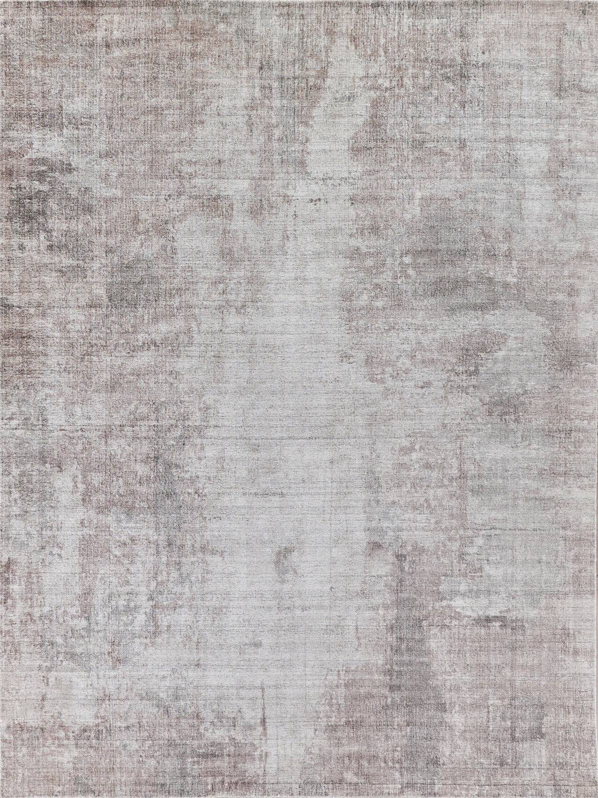 Exquisite Rugs Stone Wash Gazni Hand-loomed Wool/Bamboo Silk 4970 Silver/Taupe 9' x 12' Area Rug