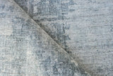 Exquisite Rugs Stone Wash Gazni Hand-loomed Wool/Bamboo Silk 4971 Blue 10' x 14' Area Rug