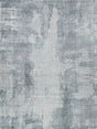 Exquisite Rugs Stone Wash Gazni Hand-loomed Wool/Bamboo Silk 4971 Blue 14' x 18' Area Rug