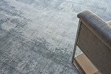 Exquisite Rugs Stone Wash Gazni Hand-loomed Wool/Bamboo Silk 4971 Blue 14' x 18' Area Rug