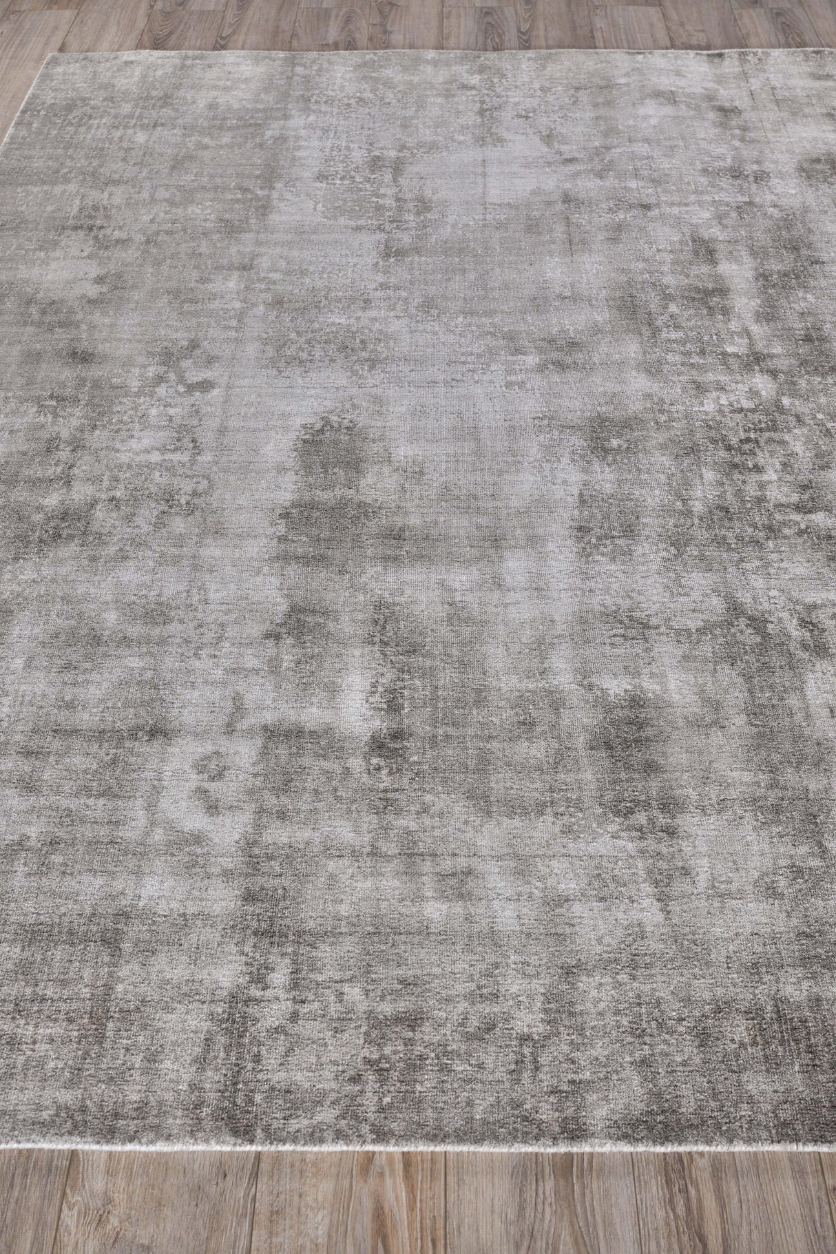 Exquisite Rugs Stone Wash Gazni Hand-loomed Wool/Bamboo Silk 4974 Taupe 12' x 15' Area Rug