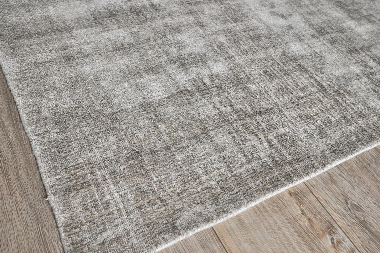 Exquisite Rugs Stone Wash Gazni Hand-loomed Wool/Bamboo Silk 4974 Taupe 14' x 18' Area Rug