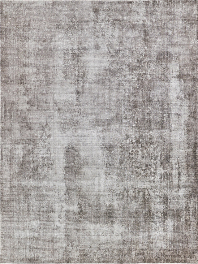 Exquisite Rugs Stone Wash Gazni Hand-loomed Wool/Bamboo Silk 4974 Taupe 8' x 10' Area Rug