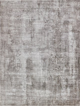 Exquisite Rugs Stone Wash Gazni Hand-loomed Wool/Bamboo Silk 4974 Taupe 9' x 12' Area Rug