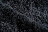Exquisite Rugs Sumo Shag Hand-loomed Polyester/Microfiber 5344 Black 8' x 10' Area Rug