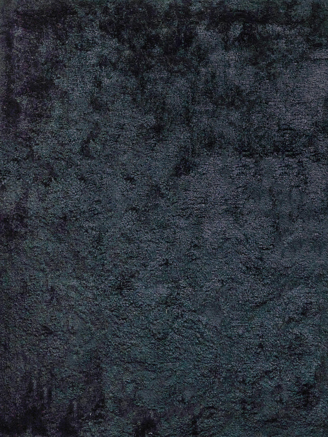 Exquisite Rugs Sumo Shag Hand-loomed Polyester/Microfiber 5344 Black 8' x 11' Area Rug