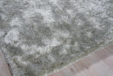 Exquisite Rugs Sumo Shag Hand-loomed Polyester/Microfiber 5345 Gray 8' x 10' Area Rug