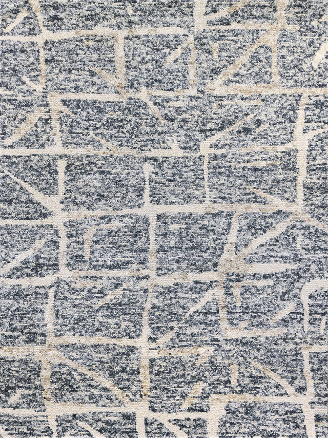 Exquisite Rugs Tahoe Hand-knotted Wool 5314 Gray/Ivory 14' x 18' Area Rug