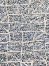 Exquisite Rugs Tahoe Hand-knotted Wool 5314 Gray/Ivory 9' x 12' Area Rug
