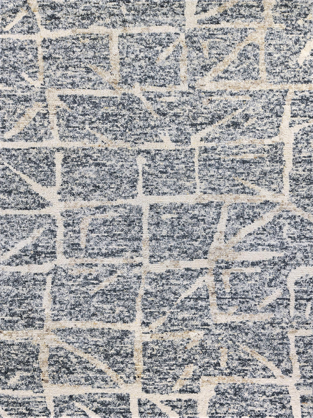 Exquisite Tahoe Hand-knotted Wool Gray/Ivory Area Rug 9.0'X12.0' Rug