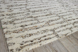 Exquisite Rugs Tahoe Hand-knotted Wool 5316 Brown/Taupe/Ivory 9' x 12' Area Rug