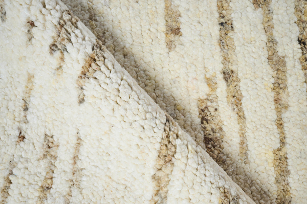 Exquisite Rugs Tahoe Hand-knotted Wool 5317 Ivory/Beige 6' x 9' Area Rug