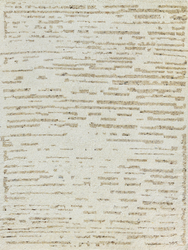 Exquisite Rugs Tahoe Hand-knotted Wool 5317 Ivory/Beige 6' x 9' Area Rug