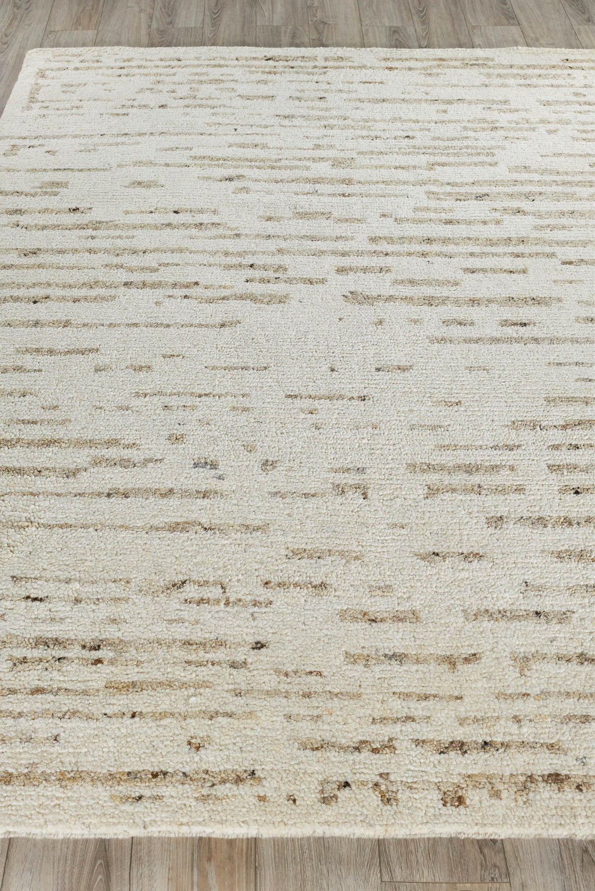 Exquisite Rugs Tahoe Hand-knotted Wool 5317 Ivory/Beige 8' x 10' Area Rug