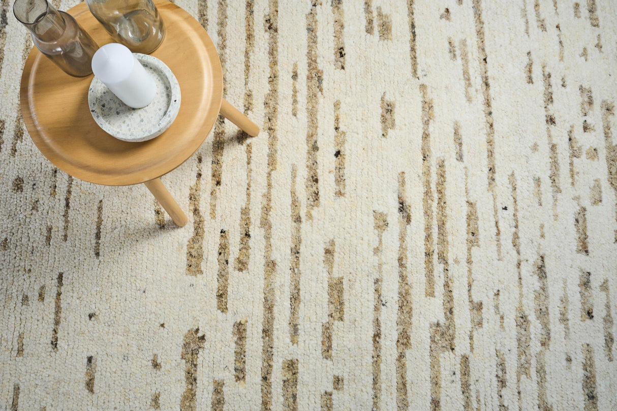 Exquisite Rugs Tahoe Hand-knotted Wool 5317 Ivory/Beige 8' x 10' Area Rug