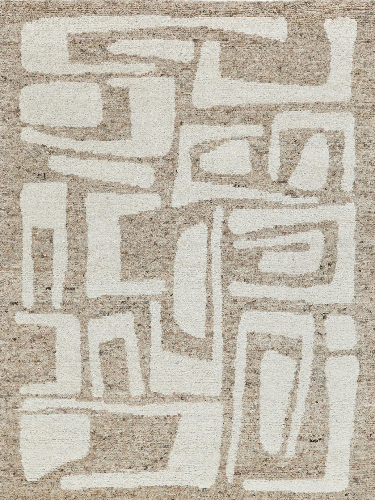Exquisite Tahoe Hand-knotted Wool Beige/Ivory Area Rug 12.0'X15.0' Rug