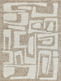 Exquisite Rugs Tahoe Hand-knotted Wool 5558 Beige/Ivory 9' x 12' Area Rug