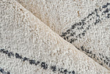 Exquisite Rugs Tahoe Hand-knotted Wool 5560 Ivory/Black 10' x 8' Area Rug