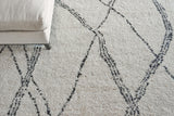 Exquisite Rugs Tahoe Hand-knotted Wool 5560 Ivory/Black 10' x 8' Area Rug
