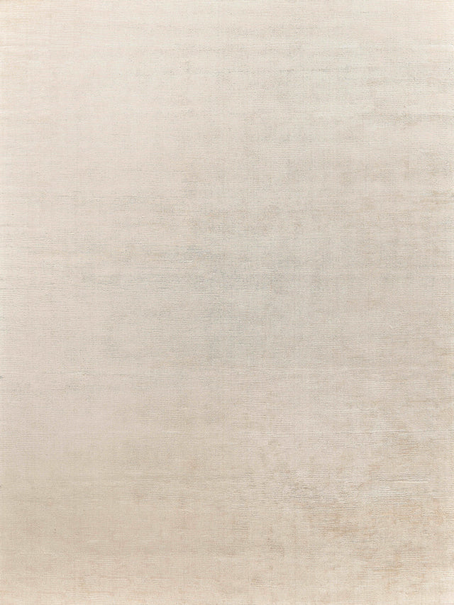 Exquisite Rugs Tangaro Hand-loomed Bamboo Silk/Banana Silk 4435 Light Beige 10' x 14' Area Rug