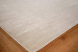 Exquisite Rugs Tangaro Hand-loomed Bamboo Silk/Banana Silk 4435 Light Beige 10' x 14' Area Rug
