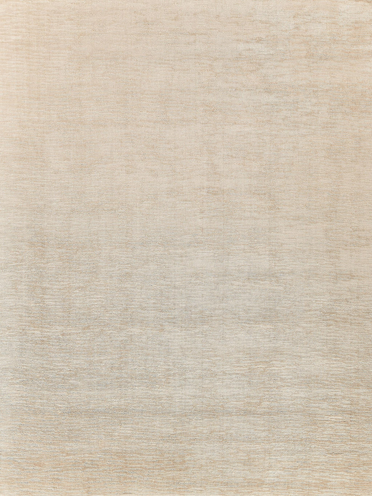 Exquisite Tangaro Hand-loomed Bamboo Silk/Banana Silk Light Beige Area Rug 9.0'X12.0' Rug