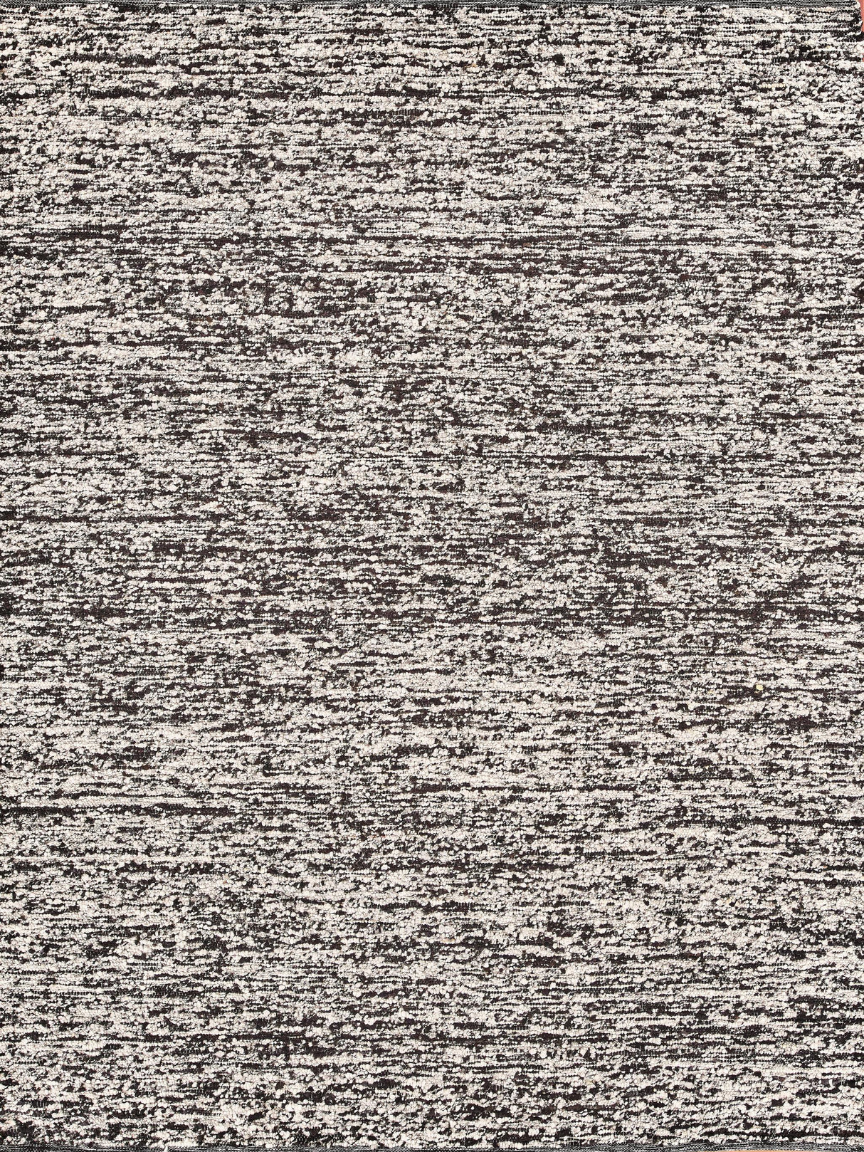 Exquisite Tocayo Flatweave New Zealand Wool Black Area Rug 9.0'X12.0' Rug
