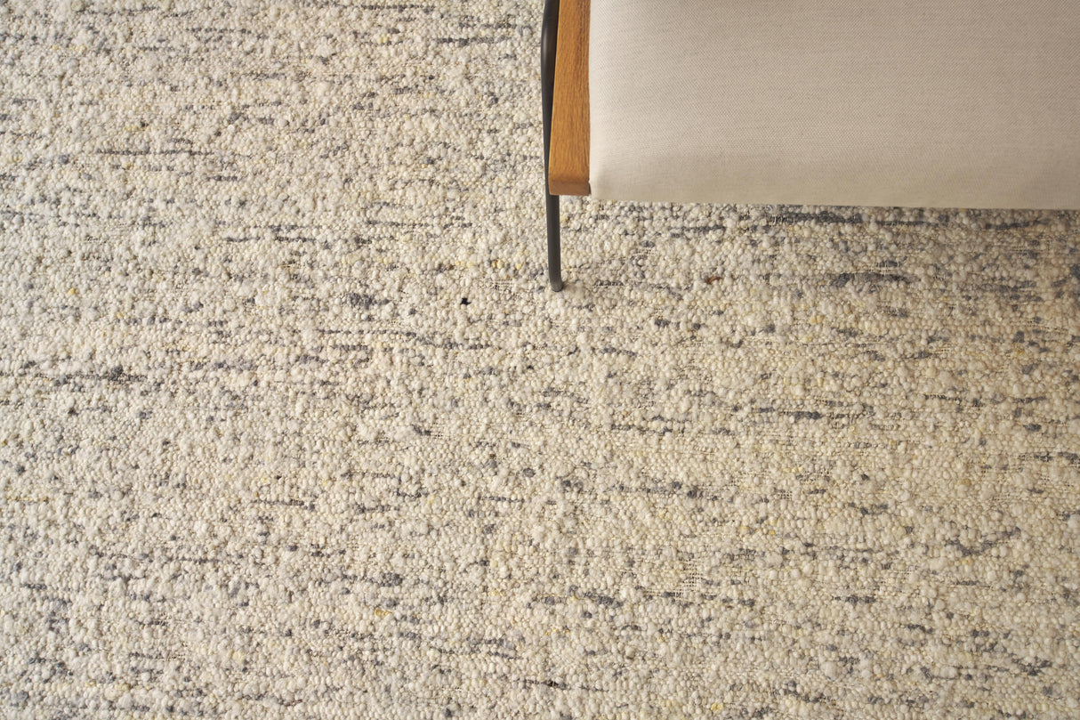 Exquisite Rugs Tocayo Flatweave New Zealand Wool 4573 Ivory/Gray 10' x 14' Area Rug