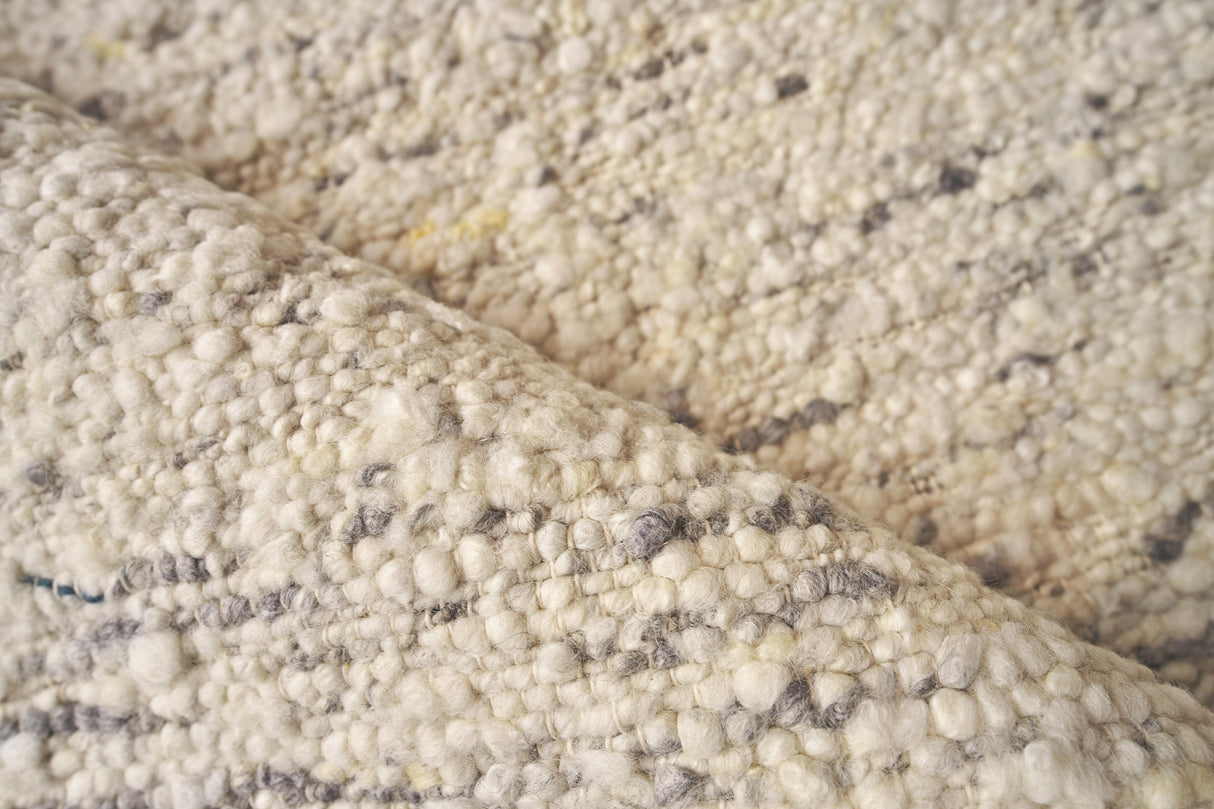 Exquisite Rugs Tocayo Flatweave New Zealand Wool 4573 Ivory/Gray 9' x 12' Area Rug