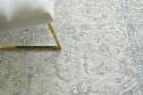 Exquisite Rugs Tuscany Hand-loomed Wool/Bamboo Silk 4104 Beige/Blue 12' x 15' Area Rug