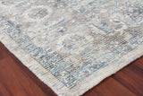 Exquisite Rugs Tuscany Hand-loomed Wool/Bamboo Silk 4104 Beige/Blue 12' x 15' Area Rug