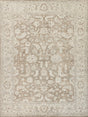 Exquisite Rugs Tuscany Hand-loomed Wool/Bamboo Silk 4106 Brown 10' x 14' Area Rug
