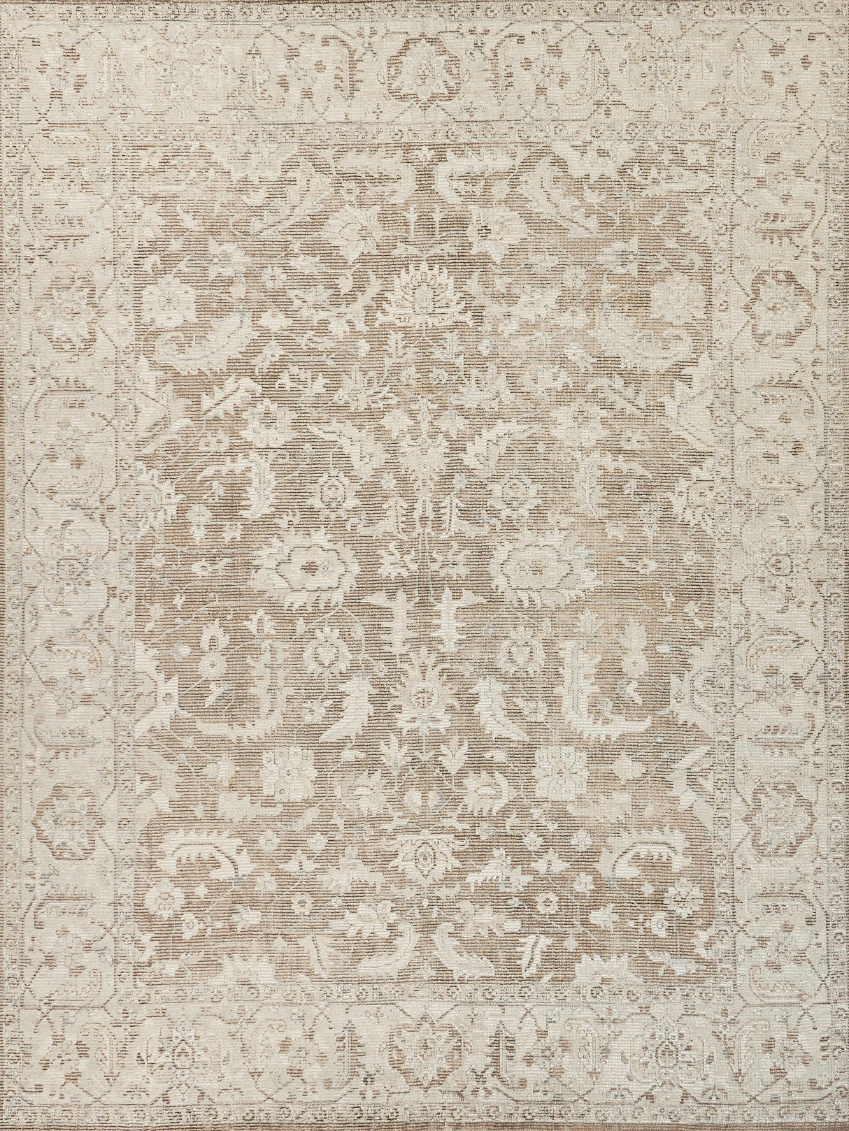 Exquisite Rugs Tuscany Hand-loomed Wool/Bamboo Silk 4106 Brown 8' x 10' Area Rug