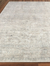 Exquisite Rugs Tuscany Hand-loomed Wool/Bamboo Silk 4107 Light Beige 8' x 10' Area Rug