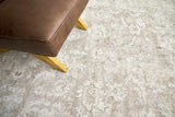 Exquisite Rugs Tuscany Hand-loomed Wool/Bamboo Silk 4108 Tan 10' x 14' Area Rug