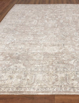 Exquisite Rugs Tuscany Hand-loomed Wool/Bamboo Silk 4108 Tan 14' x 18' Area Rug
