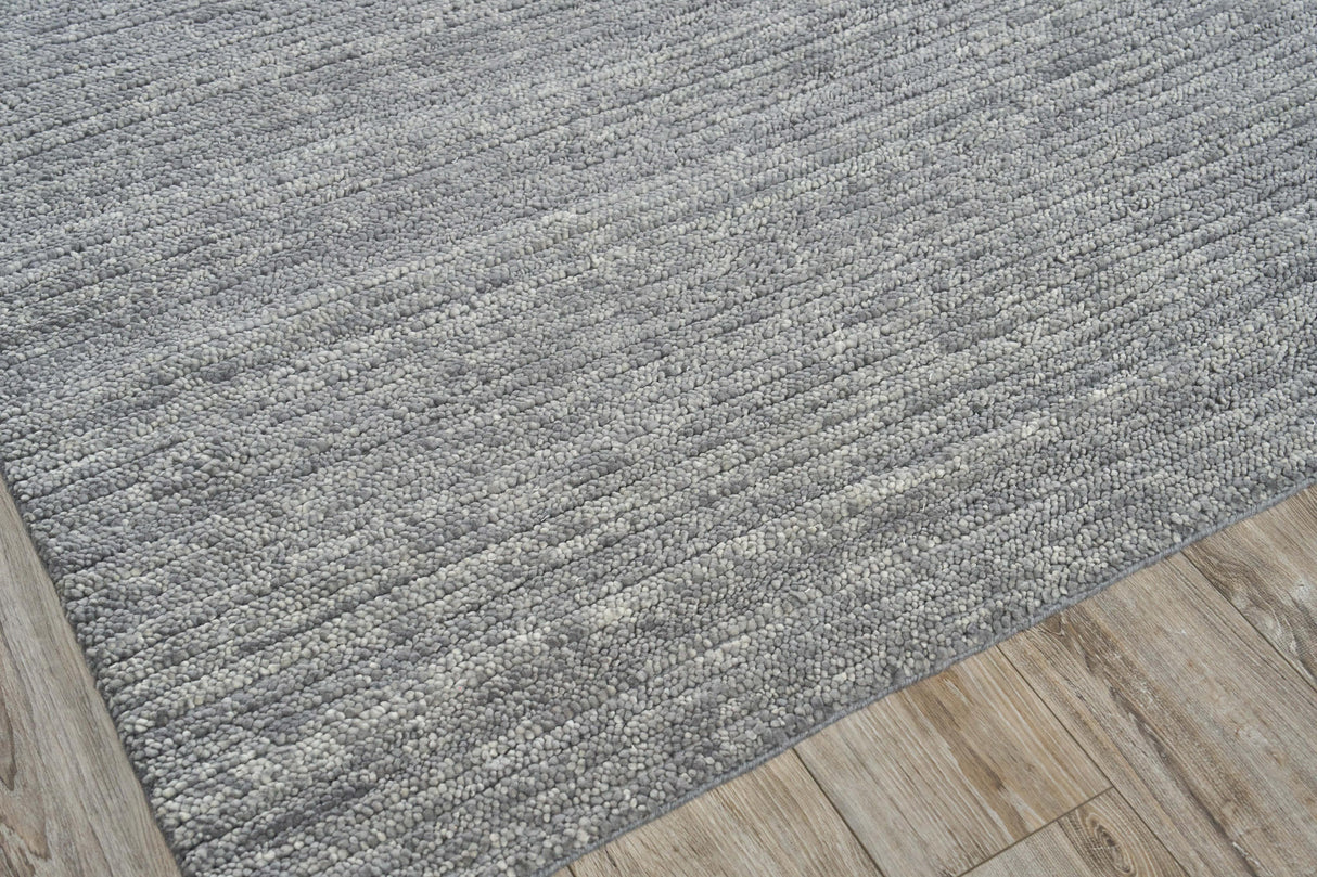 Exquisite Rugs Urth Hand-loomed New Zealand Wool 5395 Gray 10' x 14' Area Rug