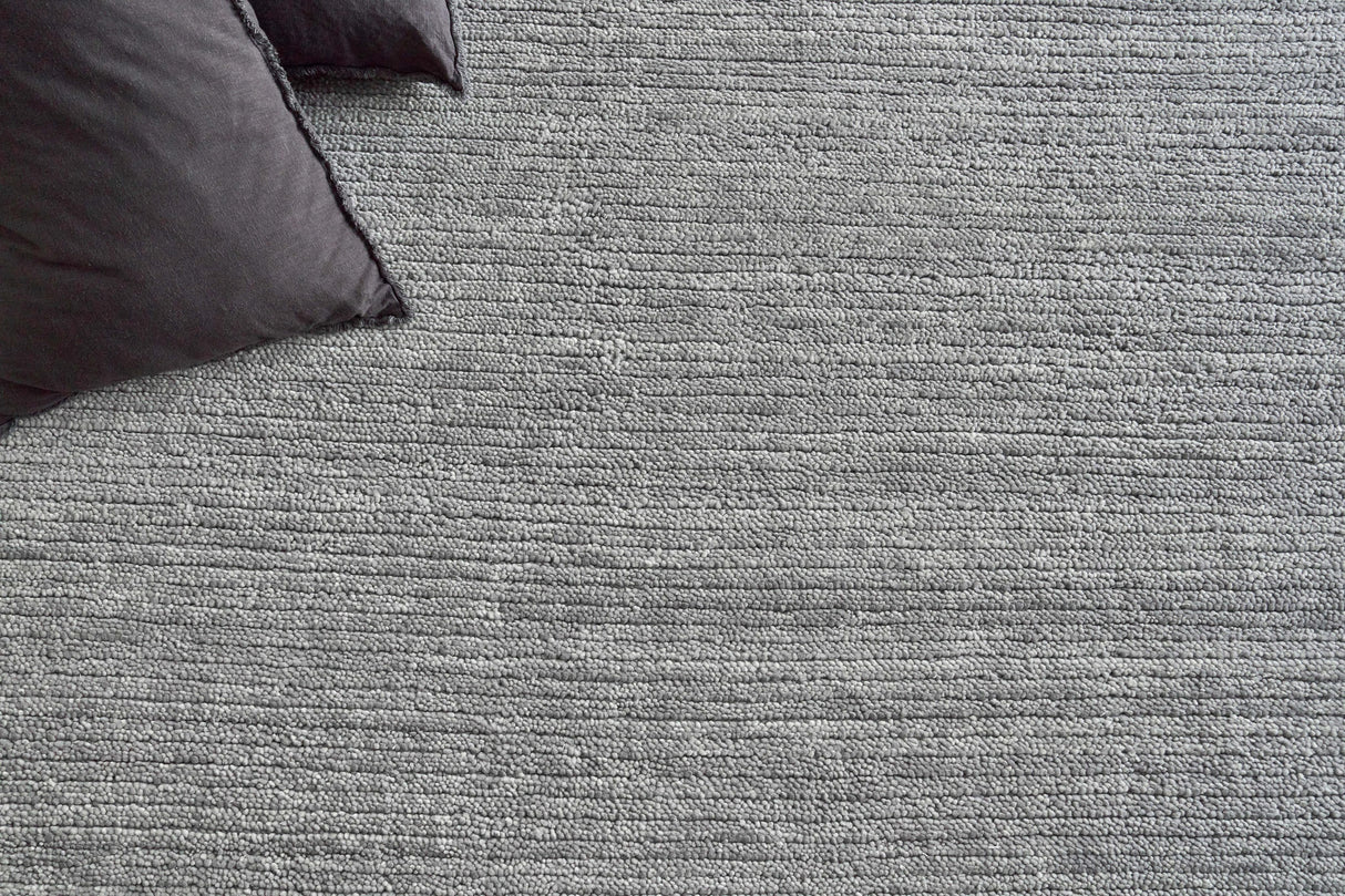 Exquisite Rugs Urth Hand-loomed New Zealand Wool 5395 Gray 9' x 12' Area Rug