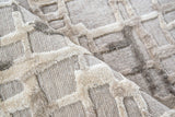 Exquisite Rugs Vista Hand-loomed Wool/Bamboo Silk 4339 Mocha Beige 14' x 18' Area Rug