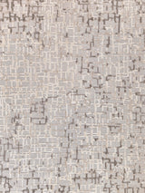 Exquisite Rugs Vista Hand-loomed Wool/Bamboo Silk 4339 Mocha Beige 9' x 12' Area Rug