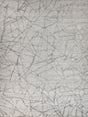 Exquisite Rugs Windsor Hand-loomed Wool/Bamboo Silk 2440 Gray 8' x 10' Area Rug