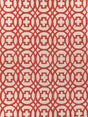 Exquisite Rugs Windsor Hand-loomed Wool/Bamboo Silk 2455 Rust/Gray 6' x 9' Area Rug