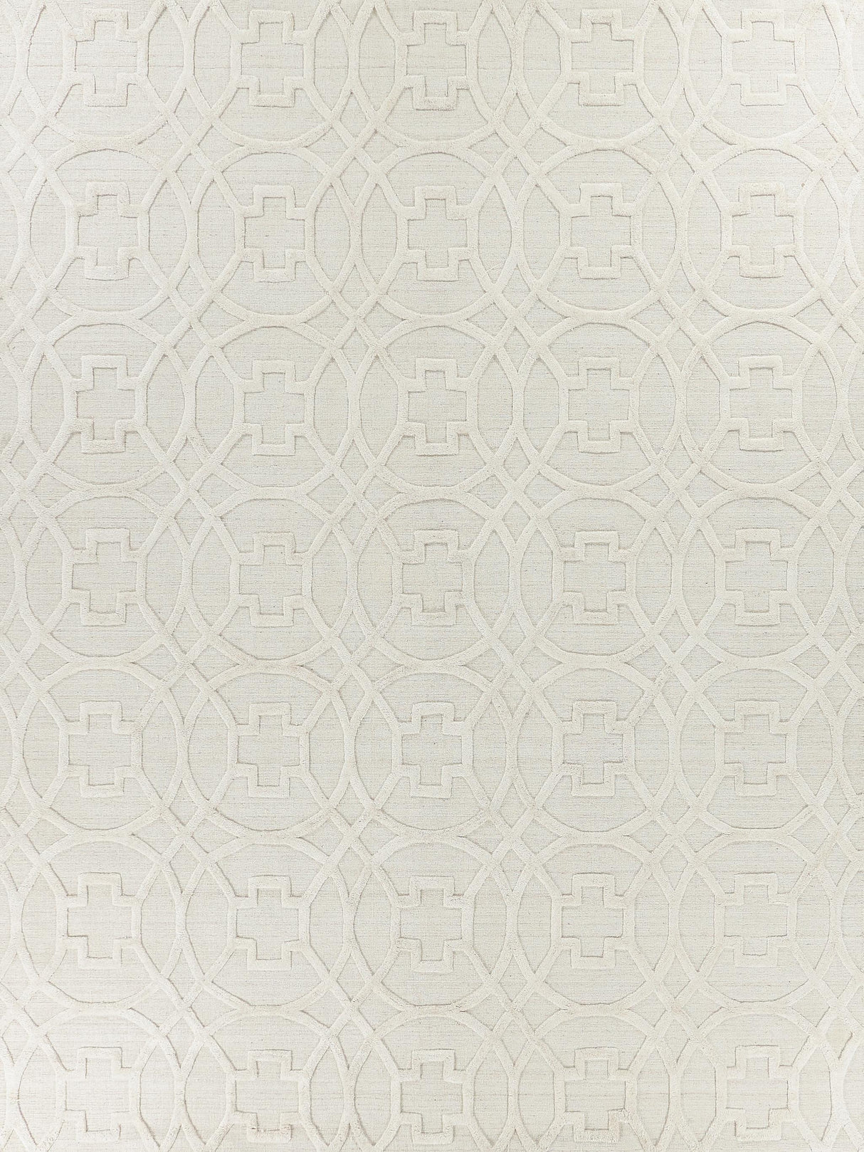 Exquisite Windsor Hand-loomed Wool/Bamboo Silk Linen/Beige Area Rug 12.0'X15.0' Rug