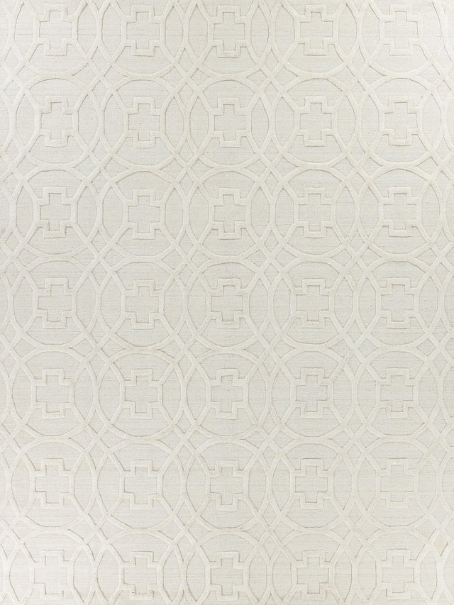 Exquisite Rugs Windsor Hand-loomed Wool/Bamboo Silk 3153 Linen/Beige 8' x 10' Area Rug