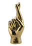 NOIR Fingers Crossed Brass