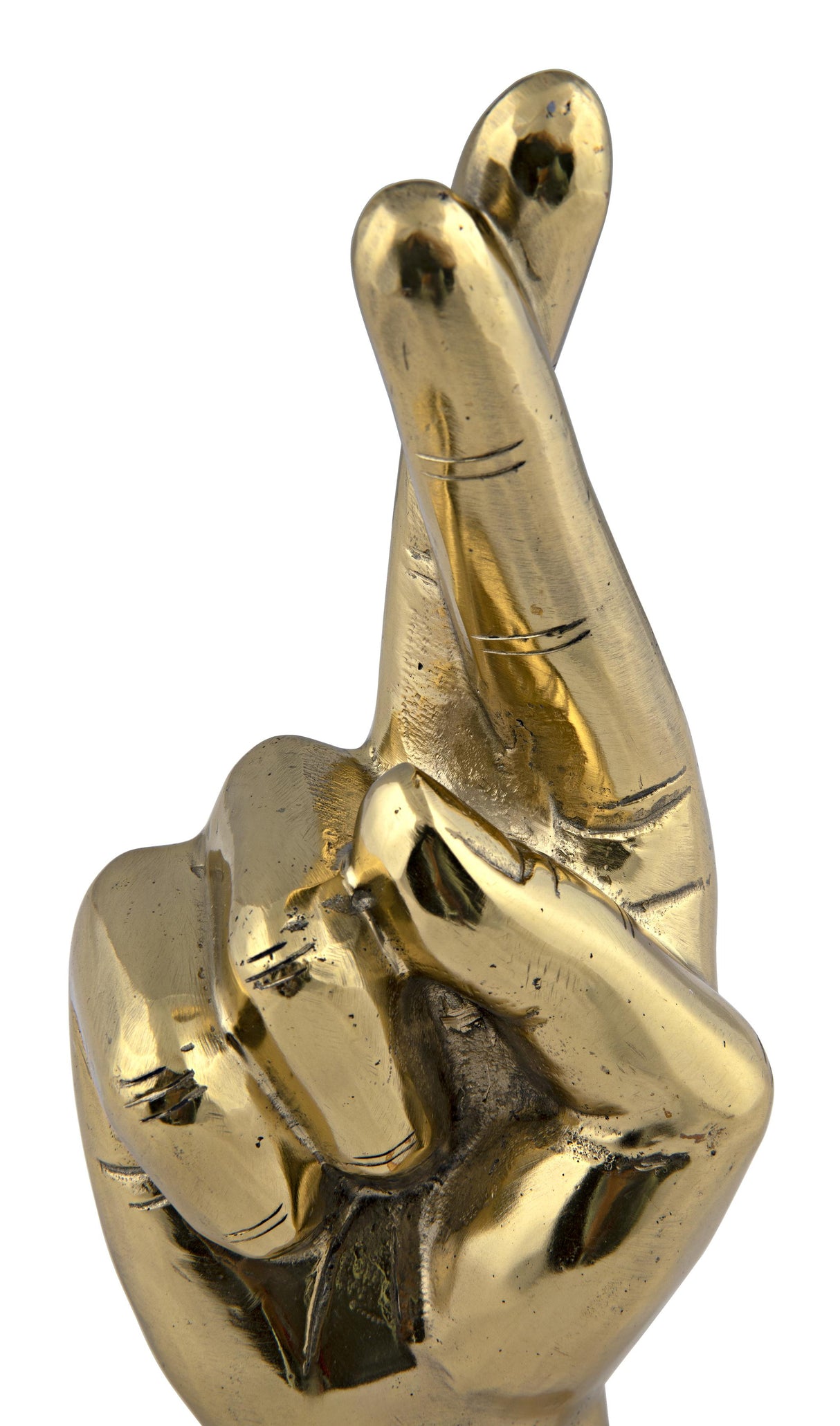 NOIR Fingers Crossed Brass
