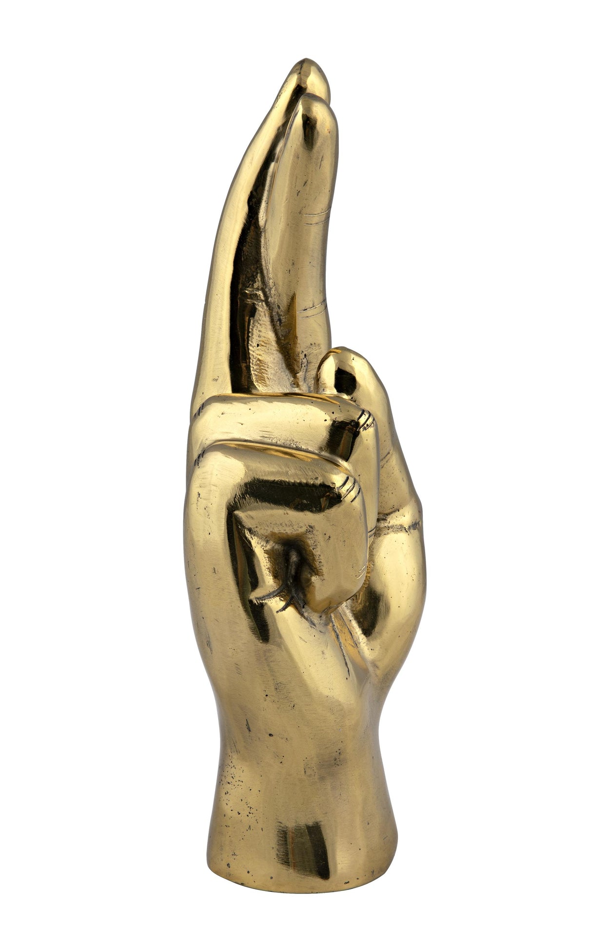 NOIR Fingers Crossed Brass