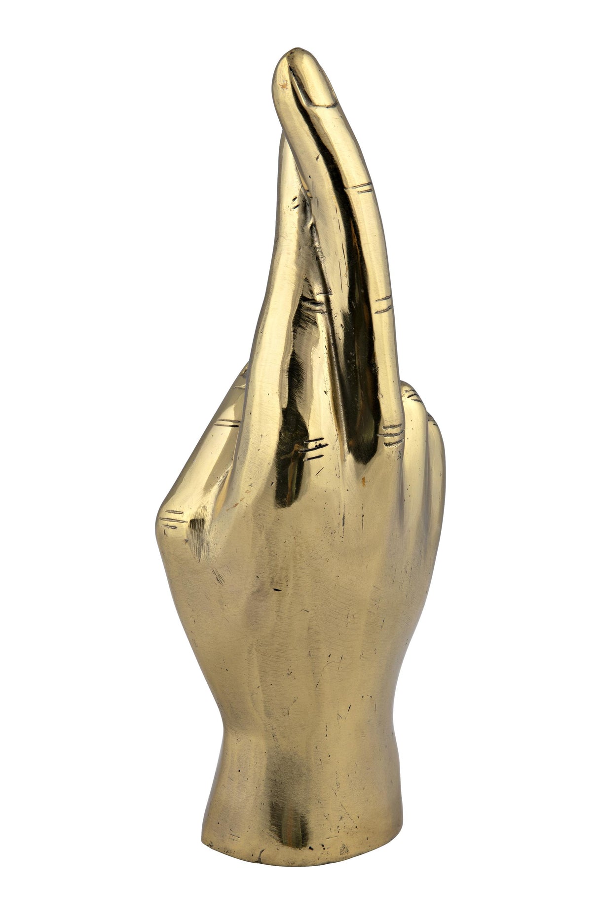 NOIR Fingers Crossed Brass