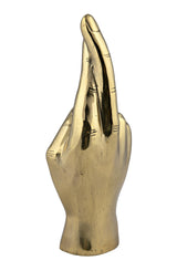 NOIR Fingers Crossed Brass